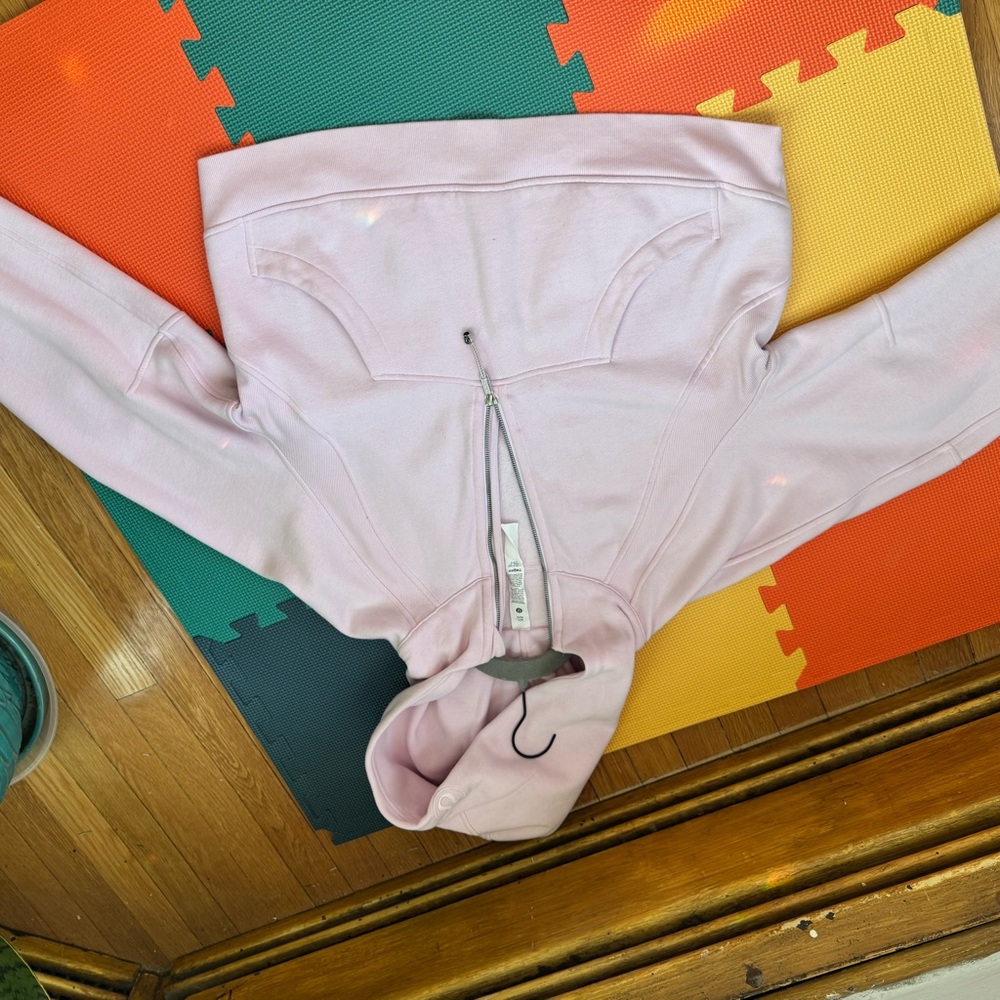 Lululemon Athletica Scuba Blush Quartz Half Zip Hoodie